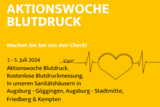 Aktion Blutdruckmessung von 1. - 5. Juli 2024