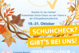 Kostenfreier Schuhcheck von 19. bis 31. Oktober 2026